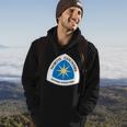 Double Sided North Country Trail Men Hoodie Graphic Print Hooded Sweatshirt Lifestyle