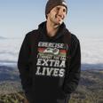 Extra Lives Funny Video Game Controller Retro Gamer Boys V10 Hoodie Lifestyle