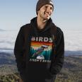 Funny Meme Birds Surveillance Truther Cctv Bird Arent Real Gift Hoodie Lifestyle