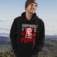 Happiness Is A Warm Puppy Cute Dog Pitbull Dad Hoodie Lifestyle