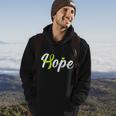 Hope Lymphoma Cancer Awareness Hoodie Lifestyle