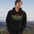 I Like Board Games And Maybe 3 People Funny Game Lover Retro Hoodie Lifestyle