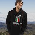 Italia 2021 Champions Italy Futbol Soccer Hoodie Lifestyle