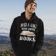 Just A Girl Who Loves Books Readers Hoodie Lifestyle
