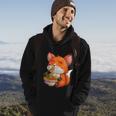 Kawaii Japanese Anime Fox Ramen Food Lovers Men Hoodie Lifestyle