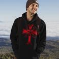 Knight TemplarShirt - The Warrior Of God Bloodstained Cross - Knight Templar Store Hoodie Lifestyle