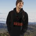 Lets Get Wicked Halloween Quote Hoodie Lifestyle