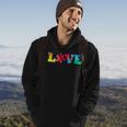 Love Puzzle Pieces Heart Autism Awareness Tie Dye Gifts Hoodie Lifestyle