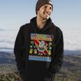 Mele Kalikimaka Santa Ugly Christmas Hawaiian Hoodie Lifestyle