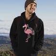 Merry Flocking Xmas Tropical Flamingo Christmas In July Hoodie Lifestyle
