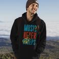 Music Never Sleeps Hoodie Lifestyle