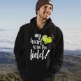 My Heart Is On The Field Baseball Player Hoodie Lifestyle