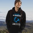 My Life My Adventure My Freedom Surfing Summer Time Surf Hoodie Lifestyle