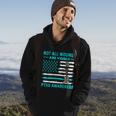Not All Wounds Are Visible Ptsd Awareness Teal Ribbon Hoodie Lifestyle