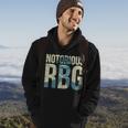 Notorious Rbg Blue Logo Tshirt Hoodie Lifestyle