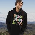 Peace Sign Love 60S 70S Tie Dye Hippie Halloween Costume V3 Hoodie Lifestyle