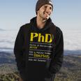 Phd Graduate Phd Graduation Doctorate Degree Definition Men Hoodie Lifestyle
