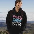 Pink Or Blue We All Love You Party Pregnancy Gender Reveal Gift Hoodie Lifestyle