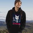 Purrinator Badass Cat Purrgment Day Funny Cat Movie Lovers Hoodie Lifestyle