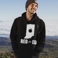 Red For Ed Indiana Teachers Apple Hoodie Lifestyle