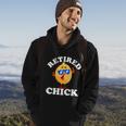 Retired Chick Nurse Chicken Retirement 2021 Colleague Funny Gift Hoodie Lifestyle