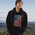 Retro Style 4Th July Usa Patriotic Distressed America Flag Gift Hoodie Lifestyle