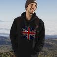 Ripped Uk Great Britain Union Jack Torn Flag Hoodie Lifestyle