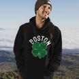Shamrock Massachusetts Boston St Patricks Day Irish Green Men Hoodie Lifestyle
