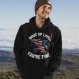 Shut Up Liver Youre Fine 4Th Of July American Flag Eagle Hoodie Lifestyle