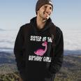 Sister Of The Birthday Girl Dinosaur Matching Family Party Hoodie Lifestyle