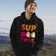 Sup Boo Tiful Halloween Quote Hoodie Lifestyle