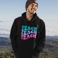 Teach Compassion Teach Kindness Teach Confidence Graphic Shirt Hoodie Lifestyle