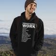 Thoughts During Work Funny Hoodie Lifestyle