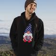 Tie Dye Gnome Usa Flag Star Graphic 4Th Of July Plus Size Shirt Hoodie Lifestyle