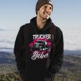 Trucker Trucker Babe Female Truck Driver Woman Trucker_ Hoodie Lifestyle