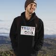 Trust God Period Palm Trees Inspiring Funny Christian Gear Hoodie Lifestyle