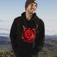 Veterans Day Lest We Forget Red Poppy Flower Usa Memorial Cool Gift Hoodie Lifestyle