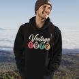 Vintage 1972 50Th Birthday Retro Teardrop Design Hoodie Lifestyle