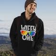 Wifey One Lesbian Pride Lgbt Bride Couple Hoodie Lifestyle