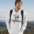 18Th Birthday N Girls Women Hello Eighn 18 Years Old  Hoodie