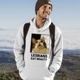 Lesbian Eat What Funny Cat Hoodie Lifestyle