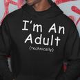 18Th Birthday Im An Adult Funny 18Th Birthday Hoodie Funny Gifts