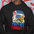 4Th Of July American Flag Bald Eagle Mullet You Free Tonight Gift Hoodie Unique Gifts