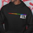 Ally Lgbt Support Rainbow Thin Line Tshirt Hoodie Unique Gifts