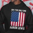 Am I The Only One Aaron Lewis Distressed Usa American Flag Hoodie Unique Gifts
