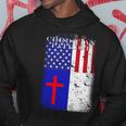 American Christian Patriot Red Cross Hoodie Unique Gifts