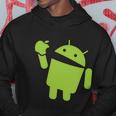 Android Eats Apple Funny Nerd Computer Tshirt Hoodie Unique Gifts