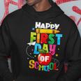 Back To School Teachers Kids Child Happy First Day Of School Hoodie Funny Gifts