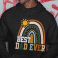 Best Dad Ever Rainbow Funny Fathers Day From Wife Daughter Gift Hoodie Unique Gifts