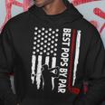 Best Pops By Par American Flag Golf Gift Back Design Graphic Design Printed Casual Daily Basic Men Hoodie Personalized Gifts